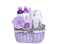 Kazeta Levandule 8ks koš SPG,mléko,sůl,ztvrdlá kůže, krém